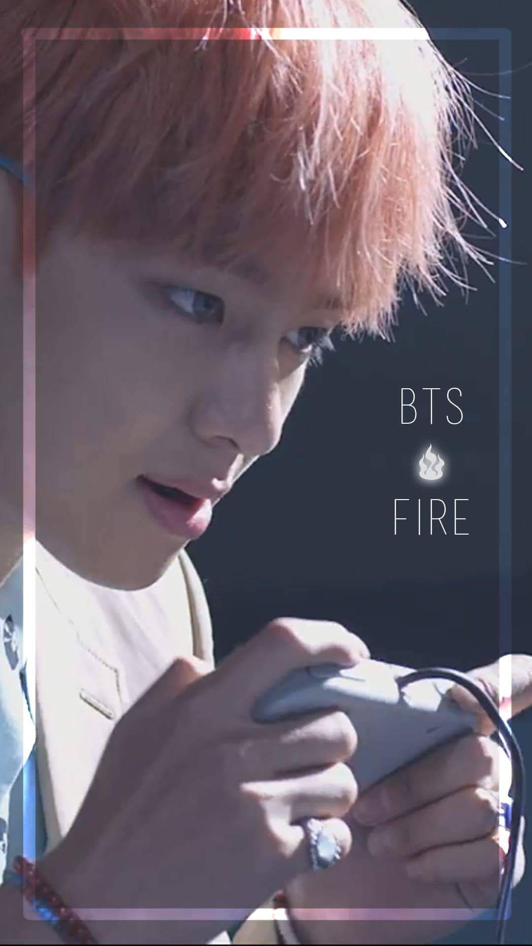 BTS Taehyung Fire Wallpaper