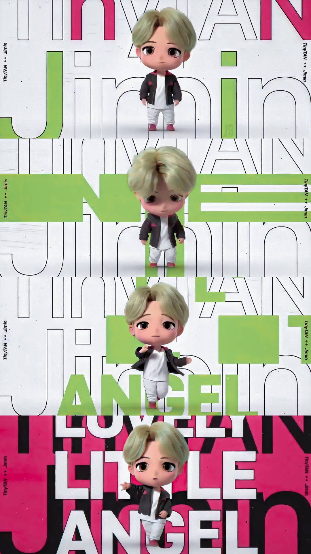 BTS Tinytan Jimin Lovely Little Angel wallpaper