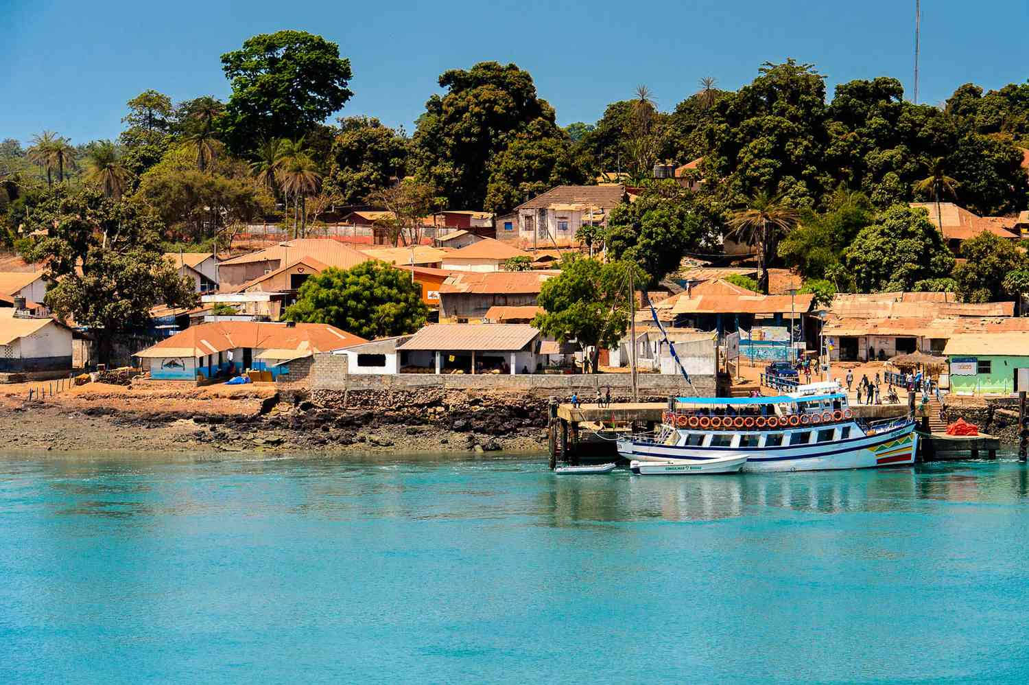 Bubaque Island In Guinea Bissau Background