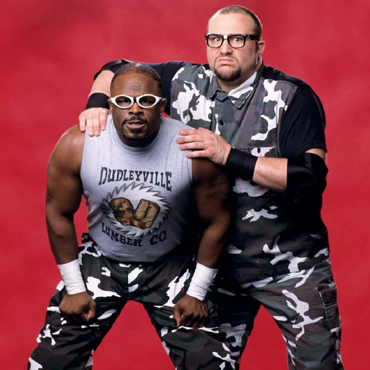Bubba Ray Dudley Red Background Wallpaper