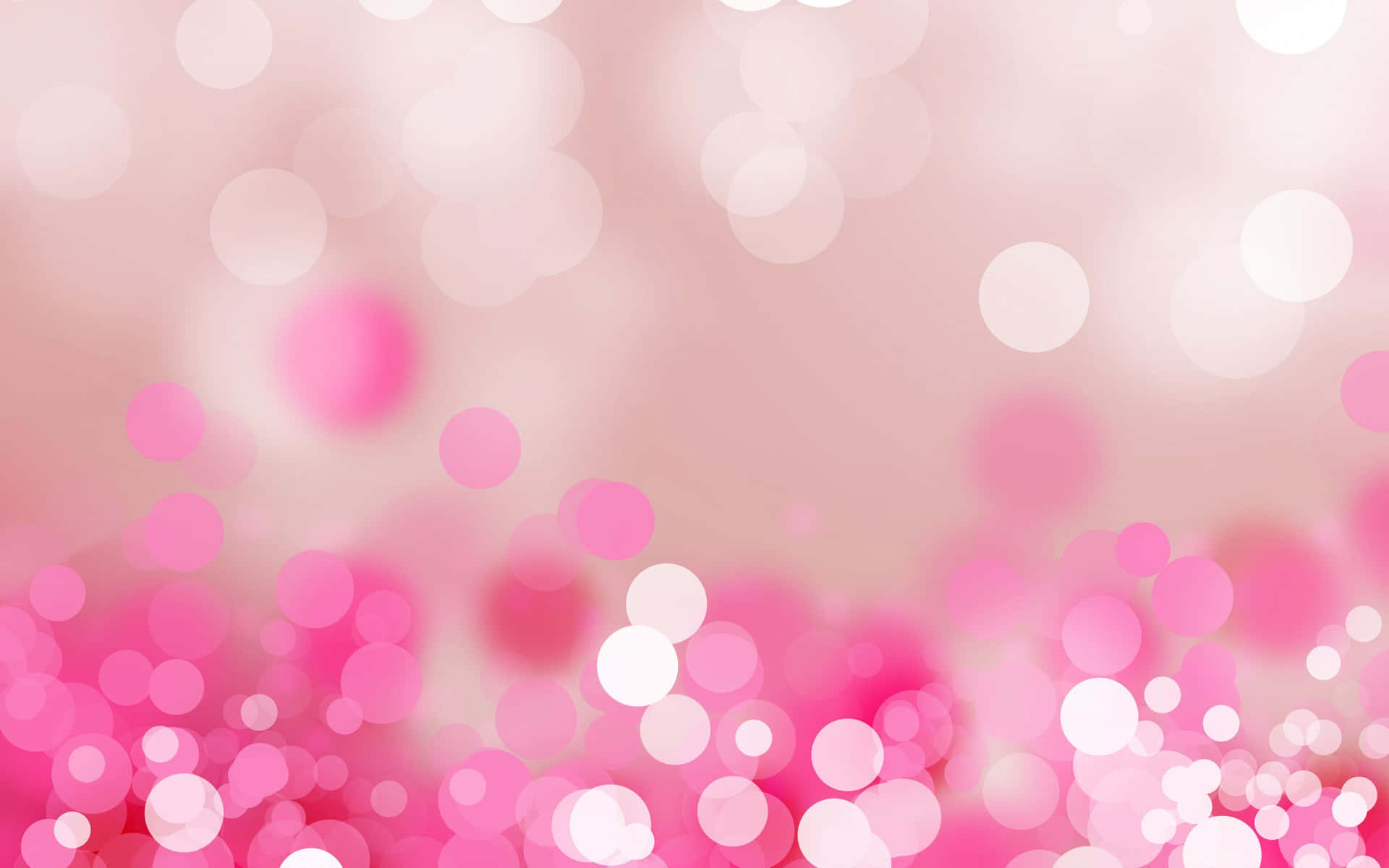light pink bubbles background