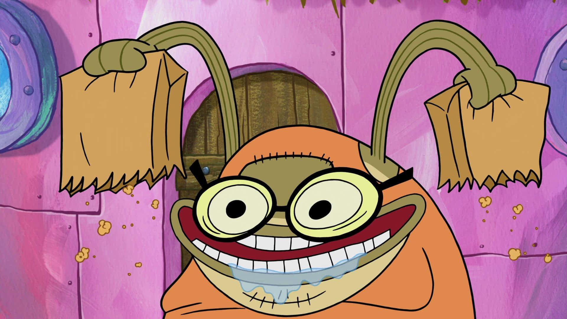 Bubble Bass - The Notorious Fast Food Critic of Bikini Bottom Wallpaper