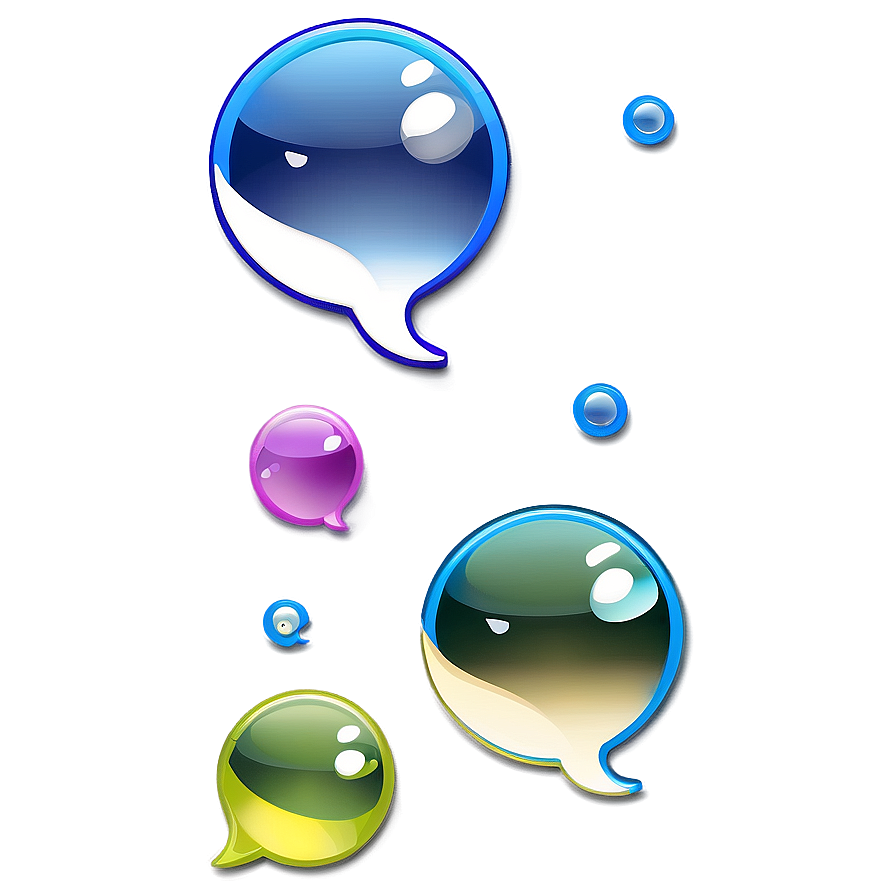 Bubble Chat For Messaging App Png Snp89 PNG