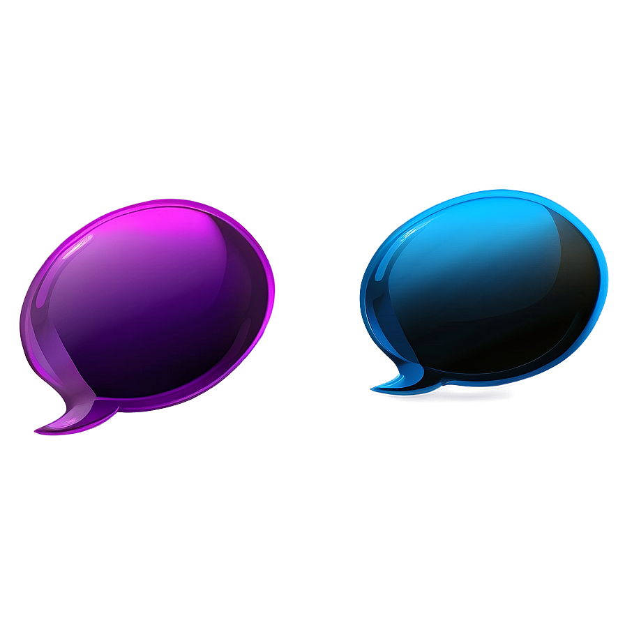 Bubble Chat In Different Colors Png Ucr PNG