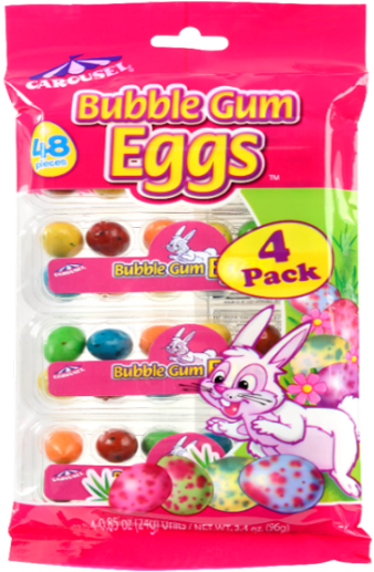 Bubble Gum Eggs Packaging PNG