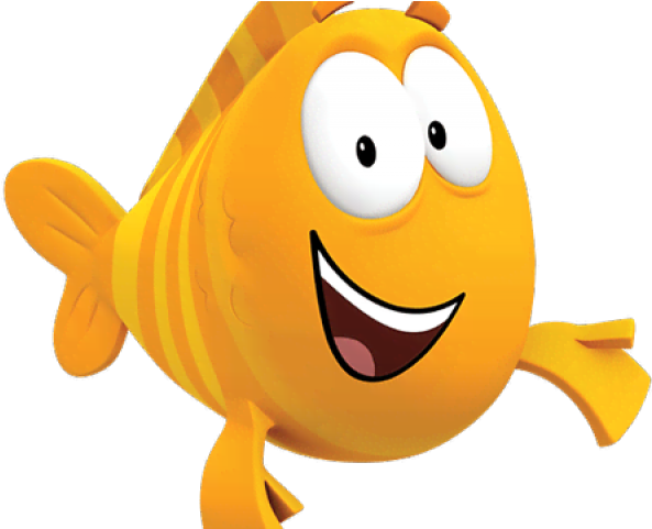 Bubble Guppies Animated Fish Character PNG