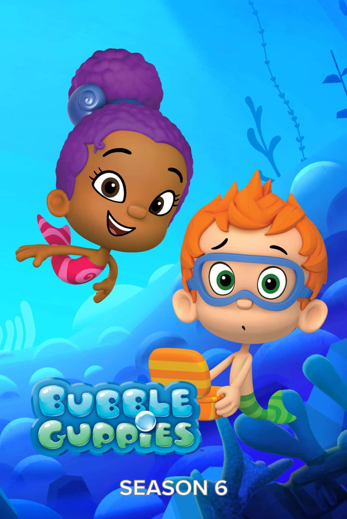 Come explore a magical underwater world with Molly, Gil, and all their Bubble Guppy friends!