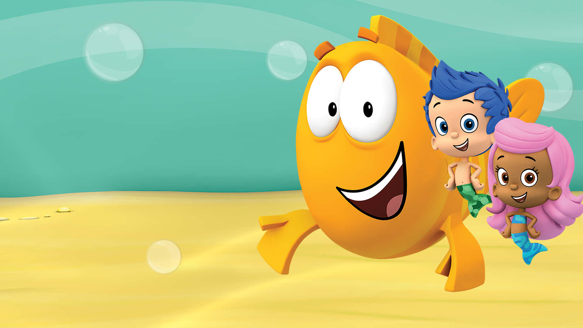 Blivmed Bubble Guppies På Deres Undervands-eventyr!