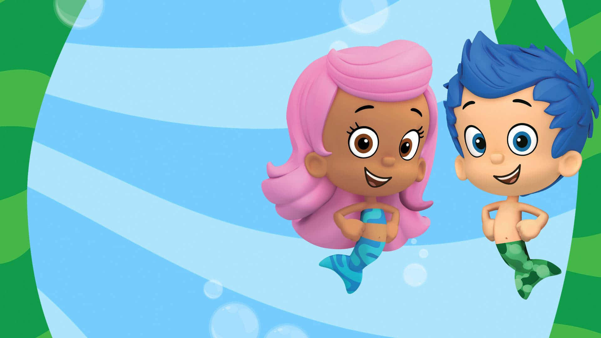 The Bubble Guppies Having Fun at The Pool