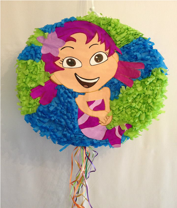 Bubble Guppies Character Pinata PNG