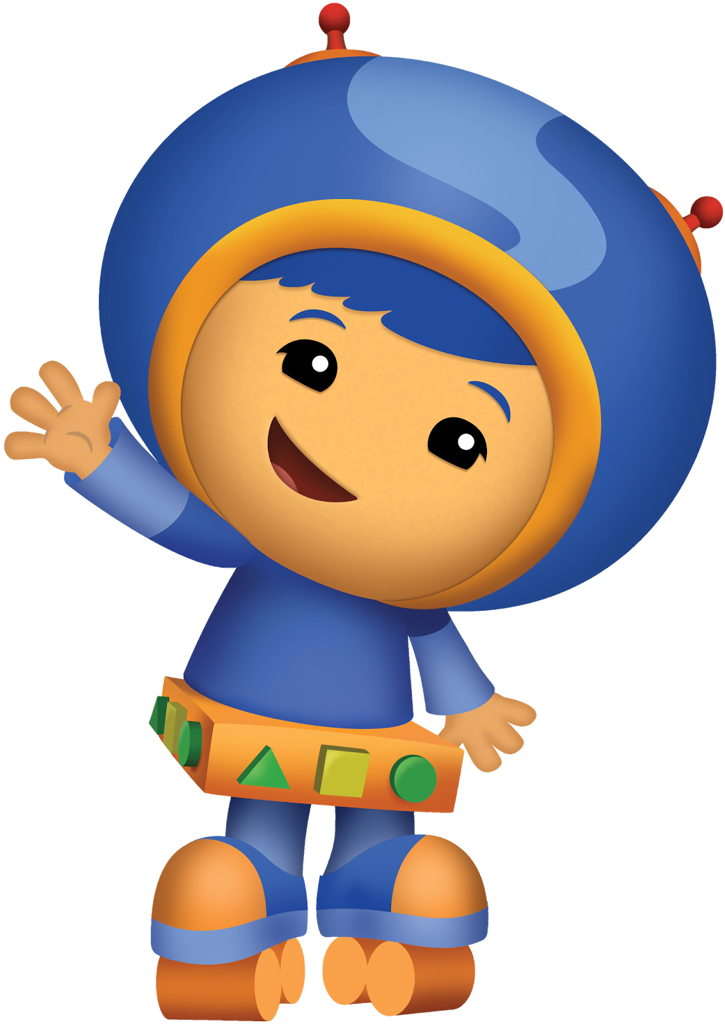 Bubble Guppies Character Waving PNG