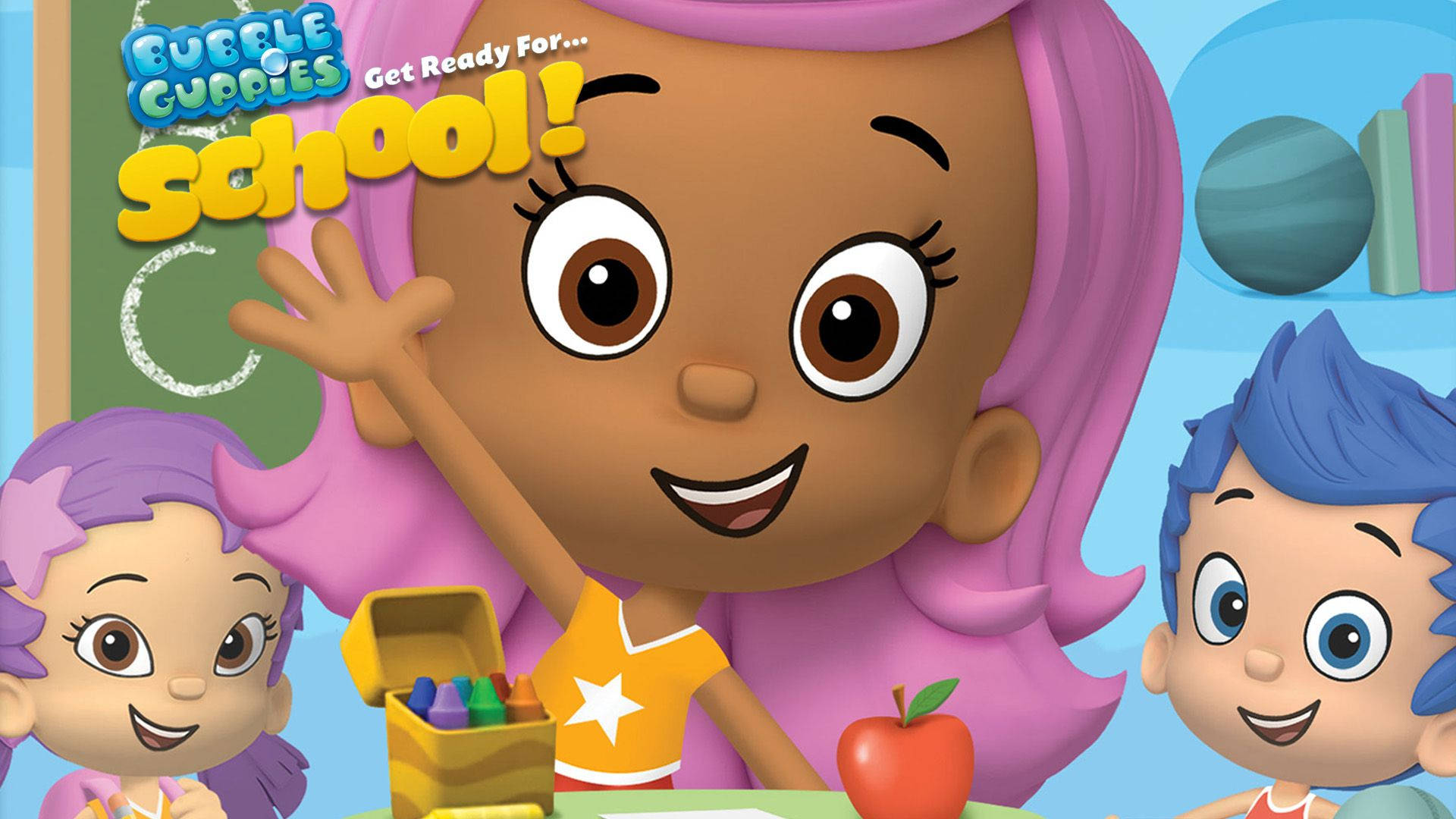 Bubble Guppies Get Ready For School Background