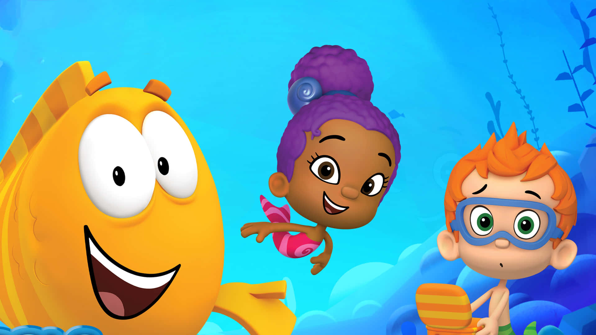 "Explore and Learn with Bubble Guppies"
