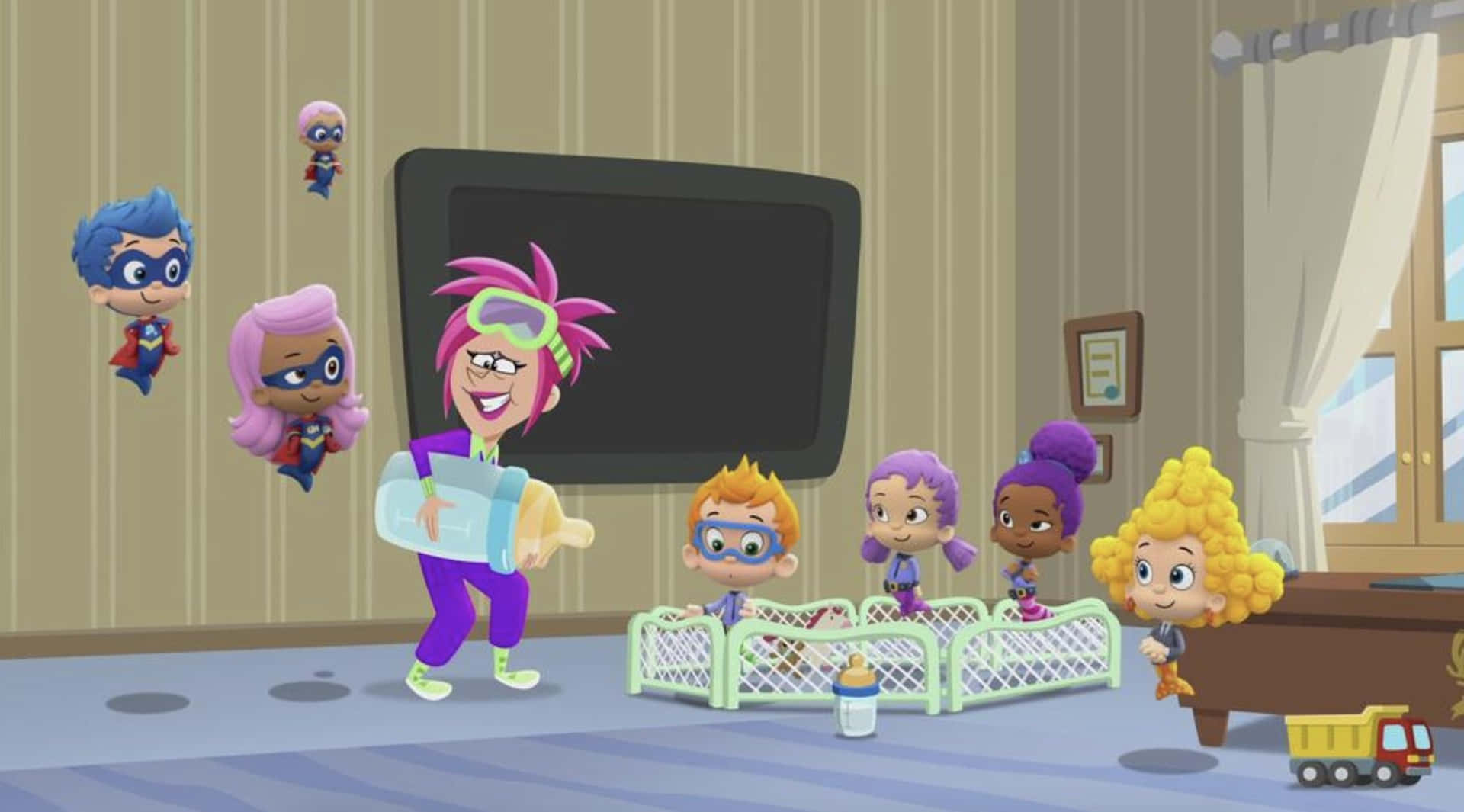 Join the Bubble Guppies on their adventures!