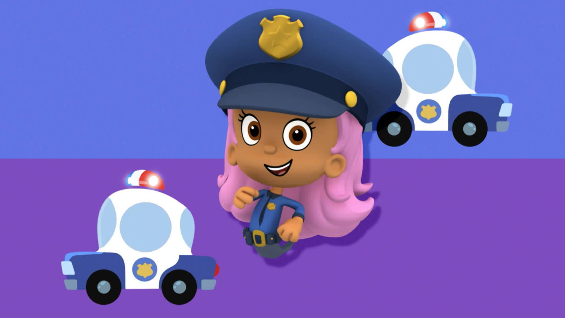 Bubble Guppies Police Officer Molly Background