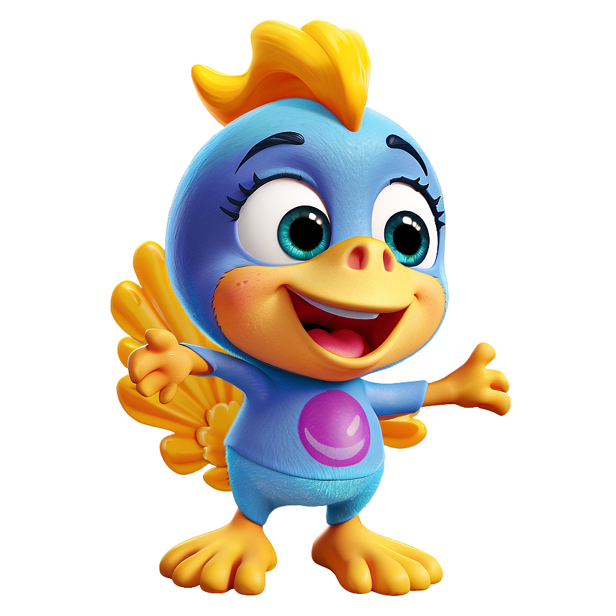 Bubble Guppies Spring Chicken Png 06112024 PNG