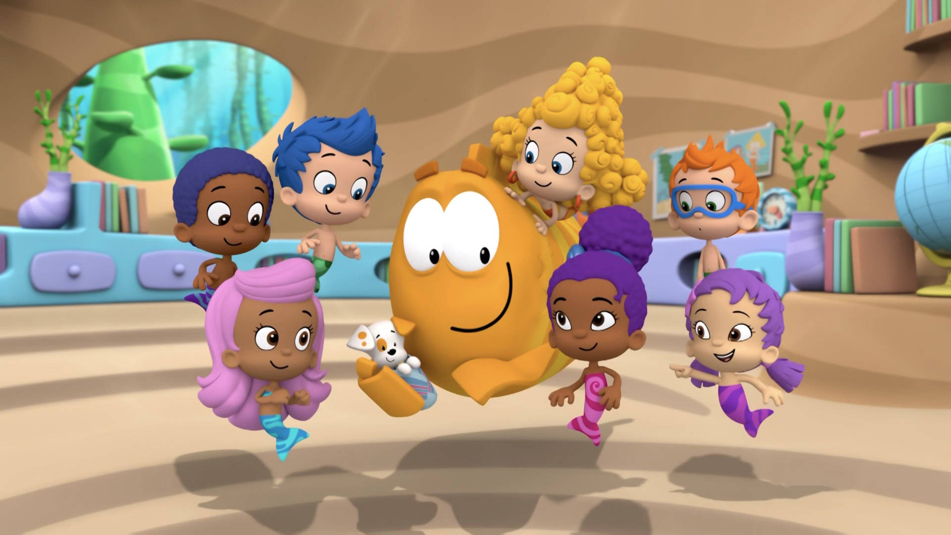 Bubble Guppies Super Baby Bubble Puppy Background