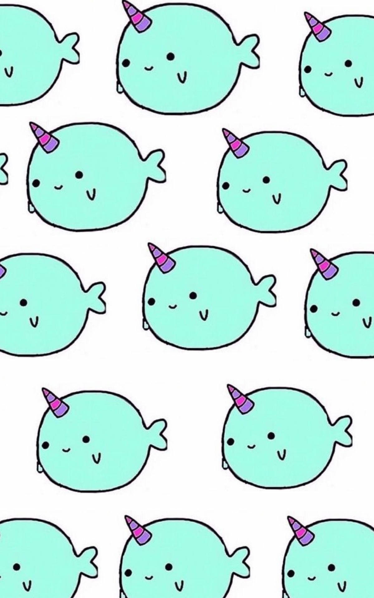Bubble Narwhal Art