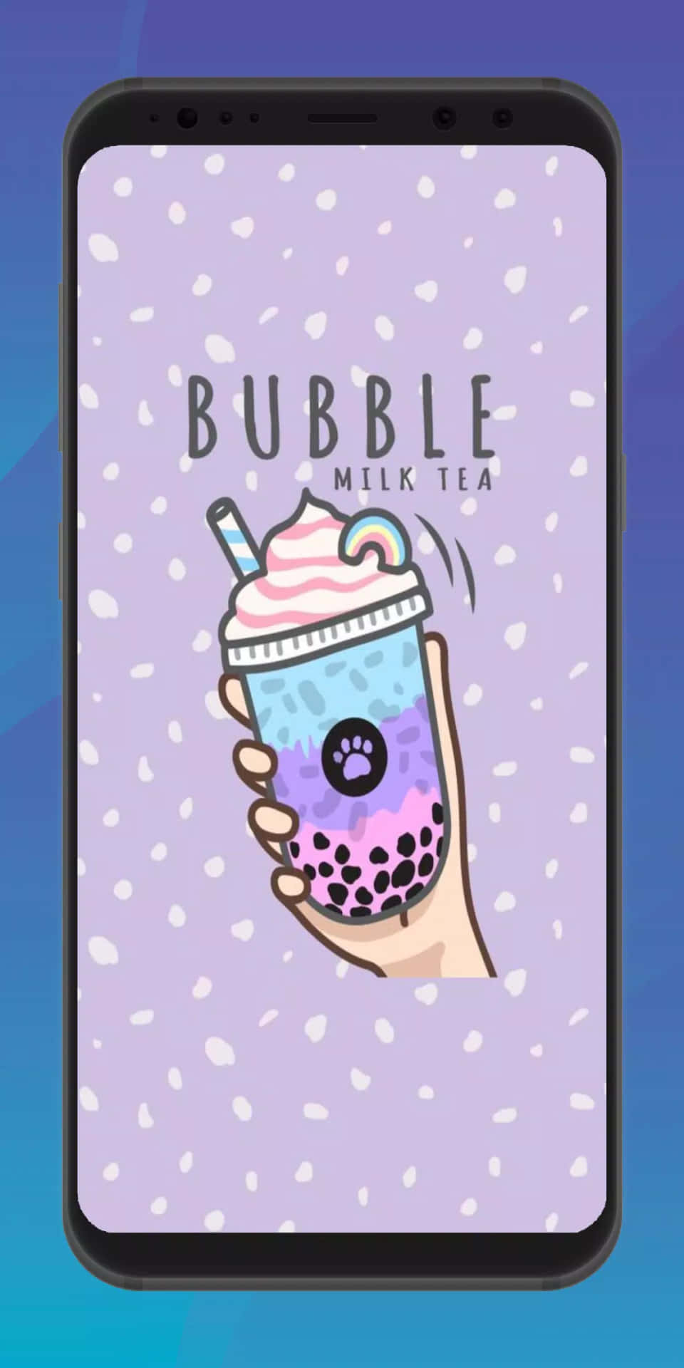 Förnyadin Dag Med En Läcker Bubble Tea Anime Wallpaper