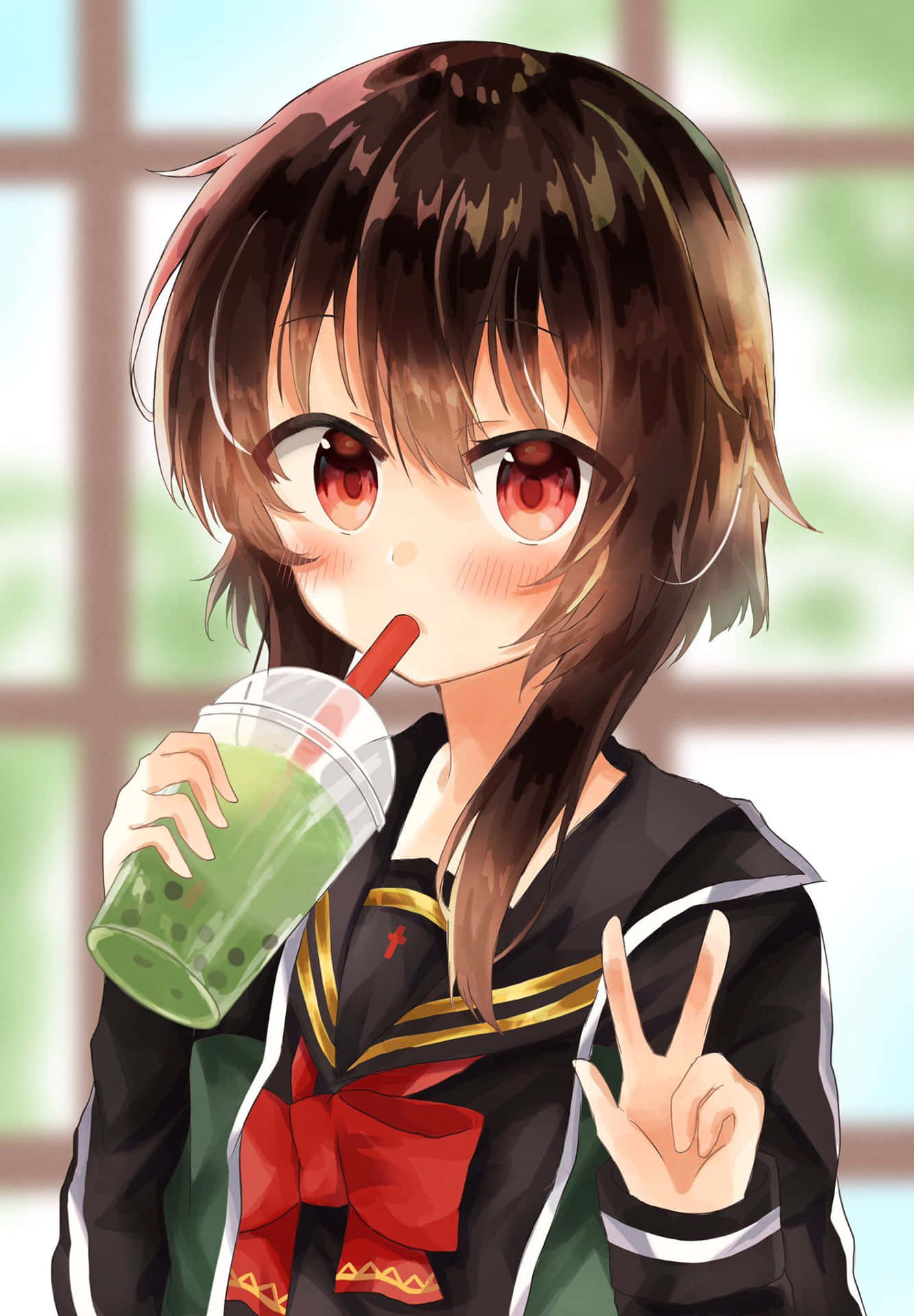 Stable Diffusion prompt: anime girl drinking a beer in - PromptHero