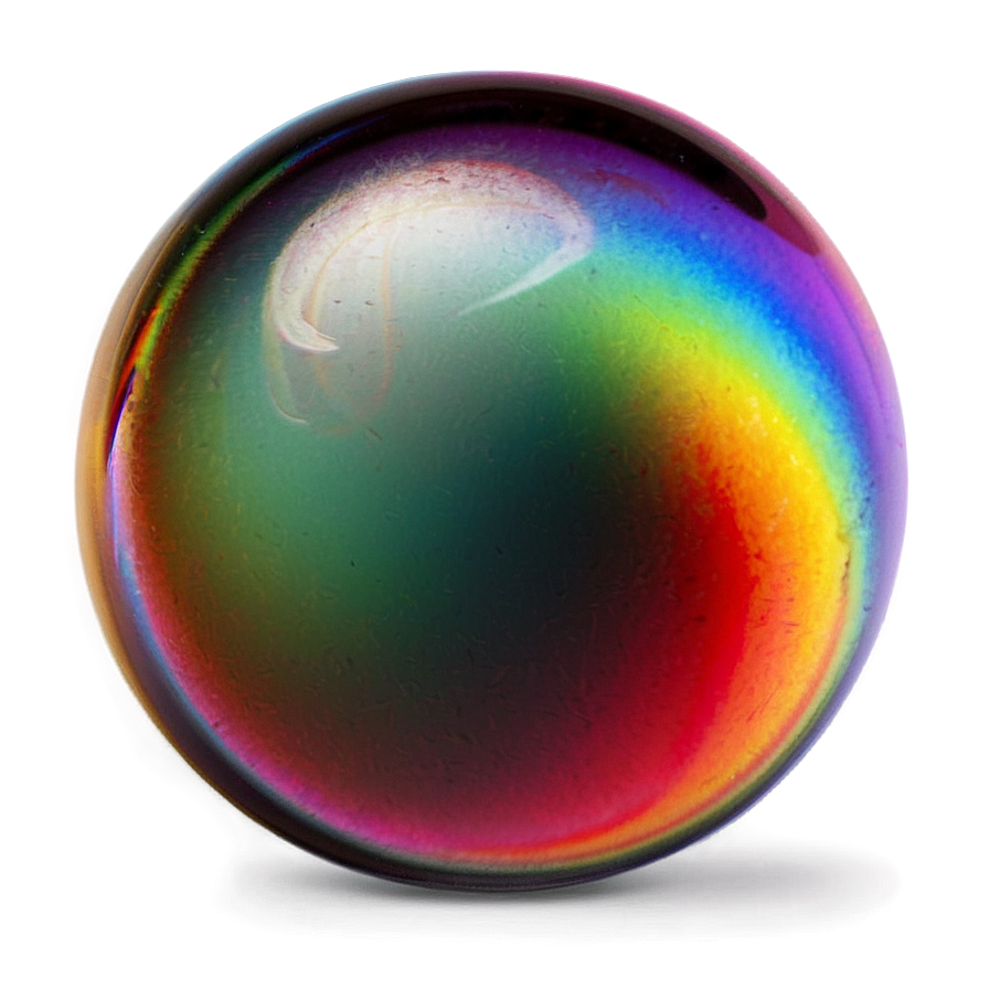 Bubble With Rainbow Colors Png Wsf21 PNG