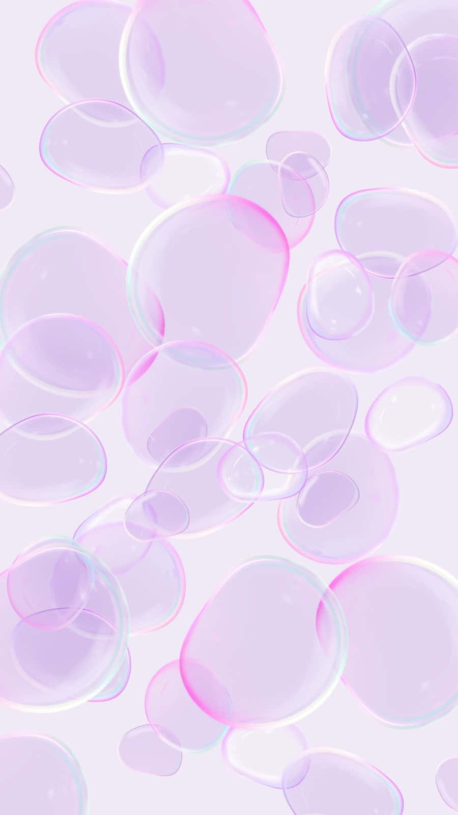 Enrosa Och Vit Bakgrund Med Tvålarbubblor Wallpaper