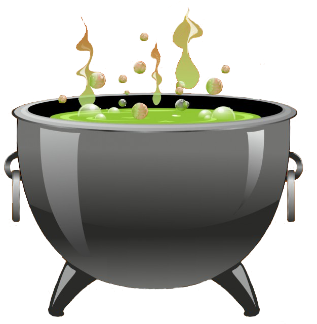 Bubbling Cauldron Clipart PNG