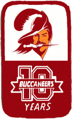 Buccaneers Anniversary Logo SVG
