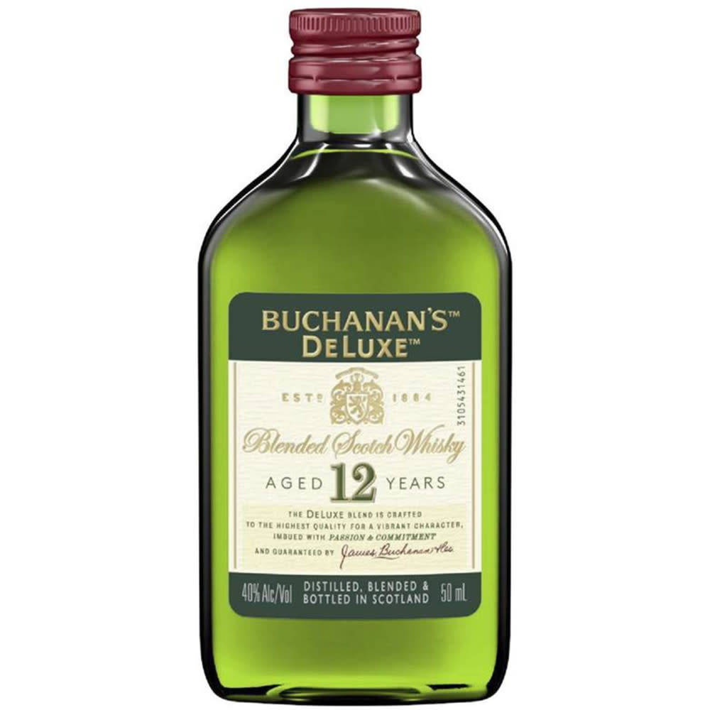 Buchanan's Deluxe Whiskey Mini Bottle Wallpaper