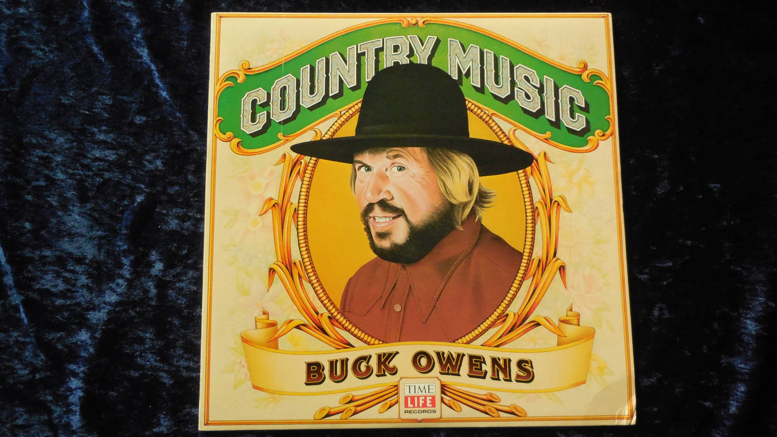 Buck Owens Country Music Time Life Records Samling Wallpaper