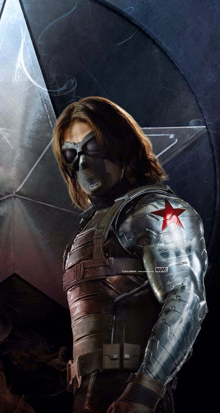Bucky Barnes With His Stunning Iphone Wallpaper