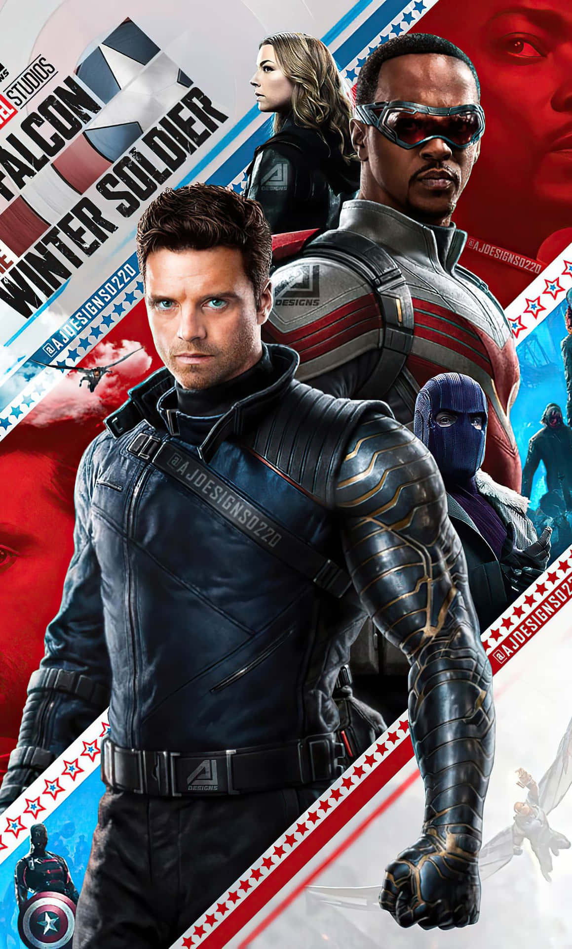Express yourself using the Bucky Barnes Iphone Wallpaper