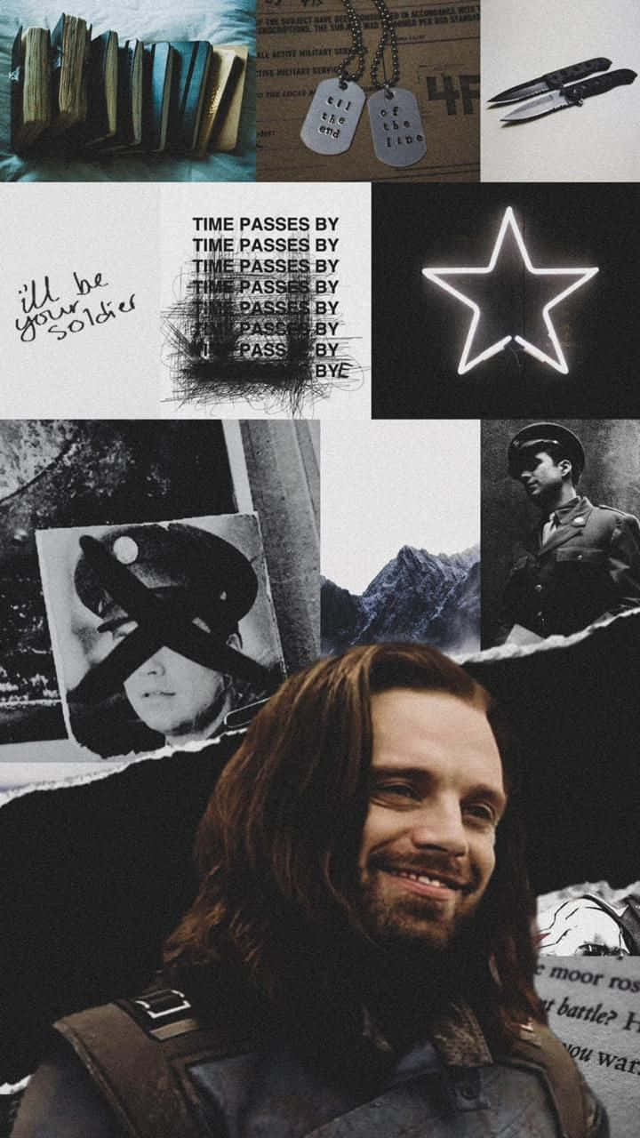 Supercharge your smartphone with the Bucky Barnes Iphone Wallpaper
