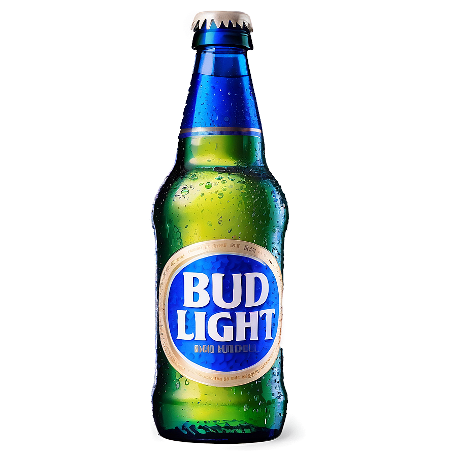 Bud Light Bottle For Designers Png 06272024 PNG