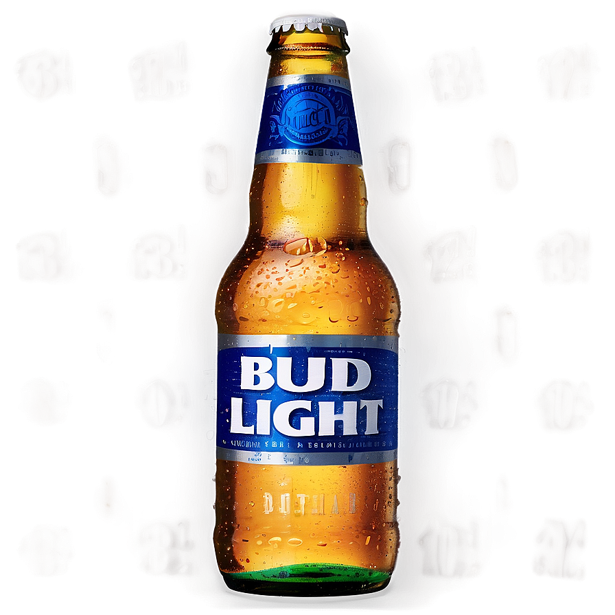 Bud Light Bottle Isolated Png Wuh18 PNG