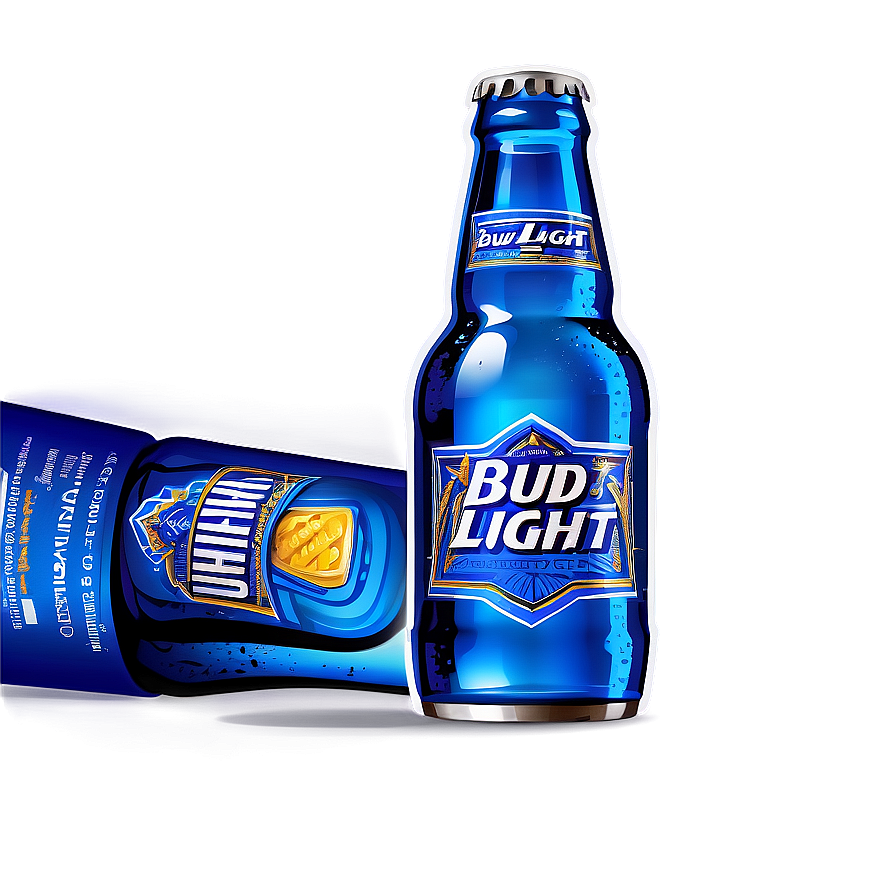 Bud Light Bottle Vector Png 53 PNG