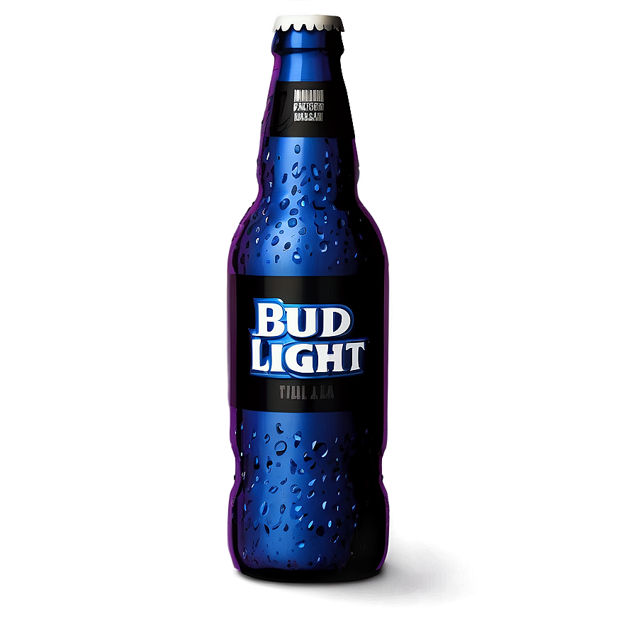 Bud Light Bottle With Shadow Png Nsc8 PNG