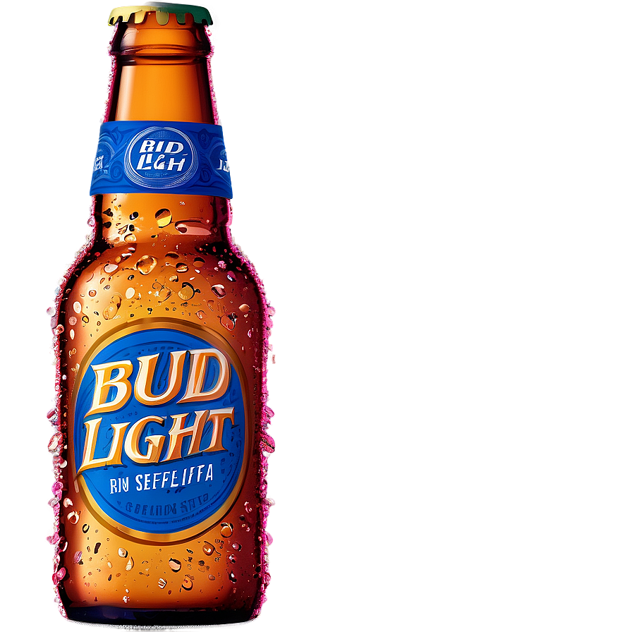 Download Bud Light Fiesta Bottle Png Kke | Wallpapers.com