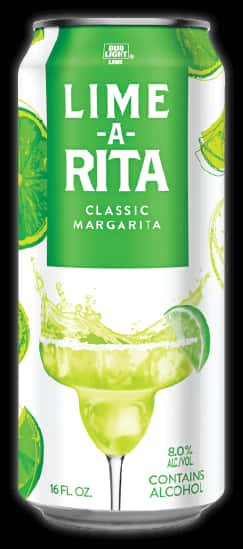 Bud Light Lime A Rita Can PNG