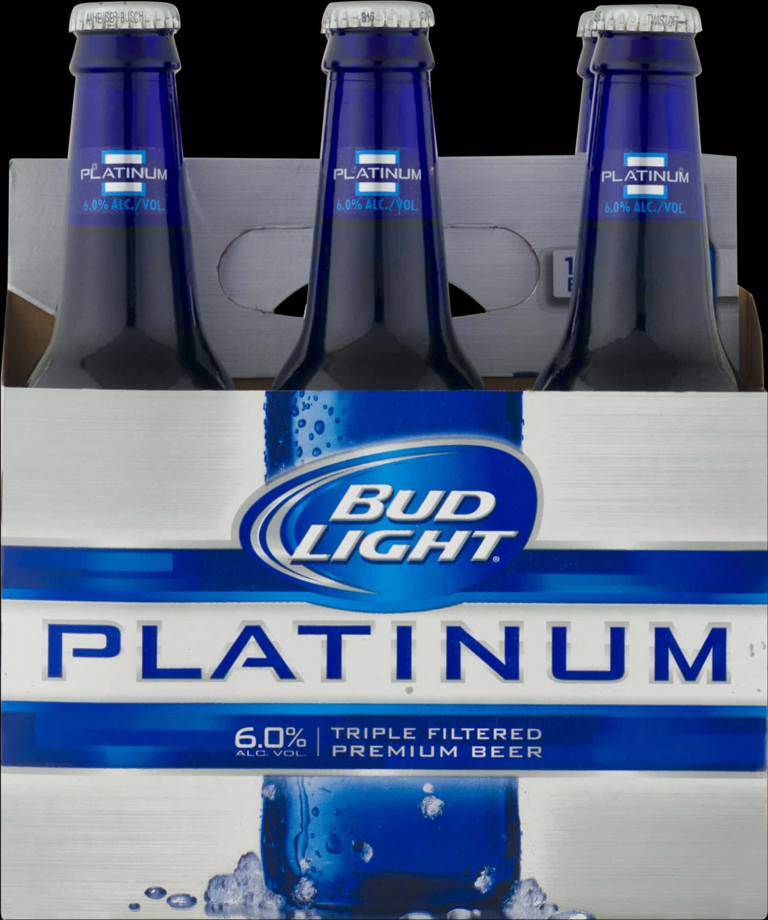 Download Bud Light Platinum Beer Bottles | Wallpapers.com