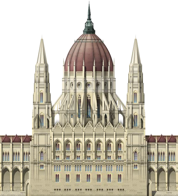 Budapest Hungarian Parliament Building PNG