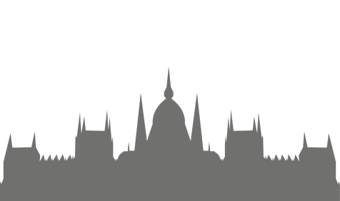 Budapest Skyline Silhouette PNG