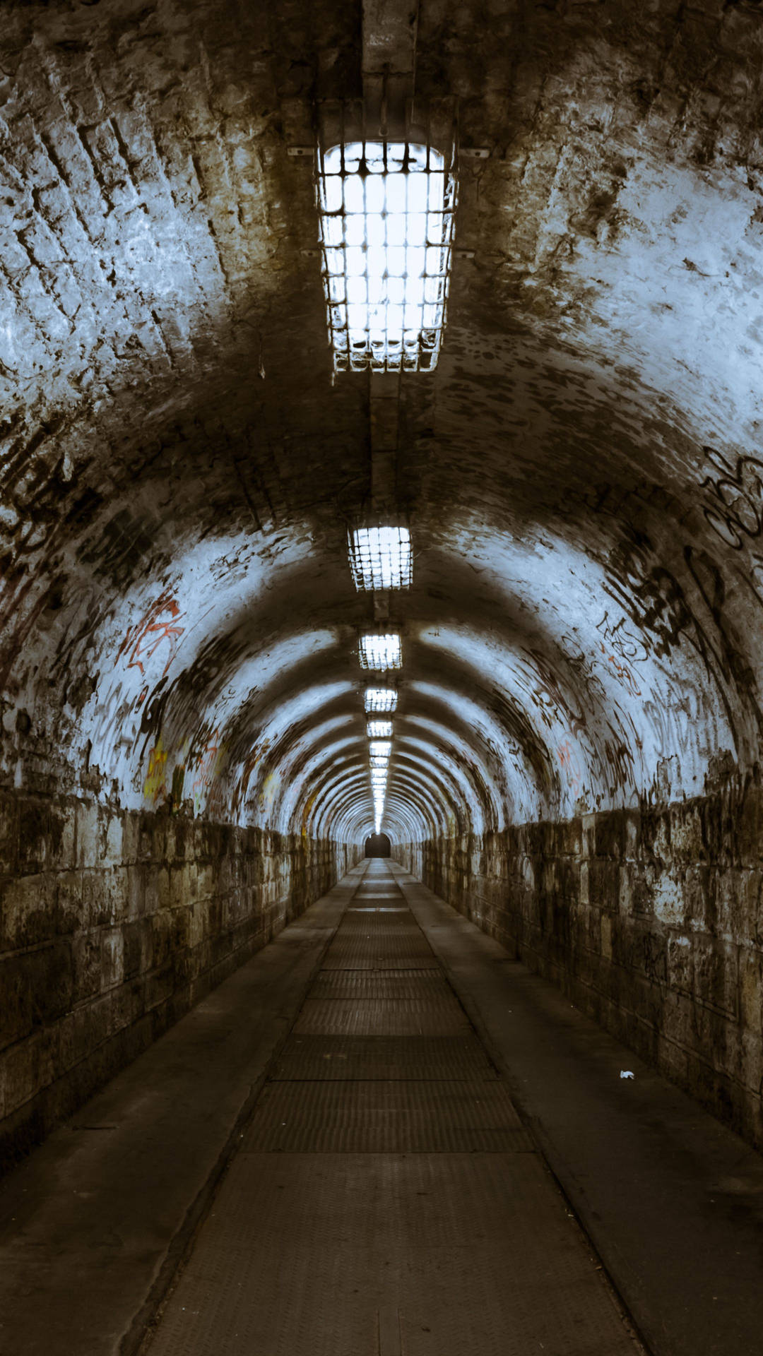 Budapest Underground Tunnel at Night Wallpaper
