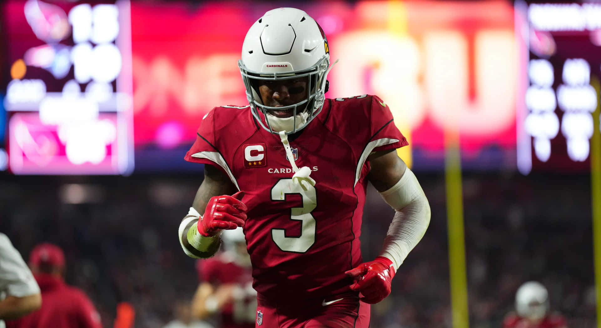 Budda Baker Cardinals Game Focus Wallpaper