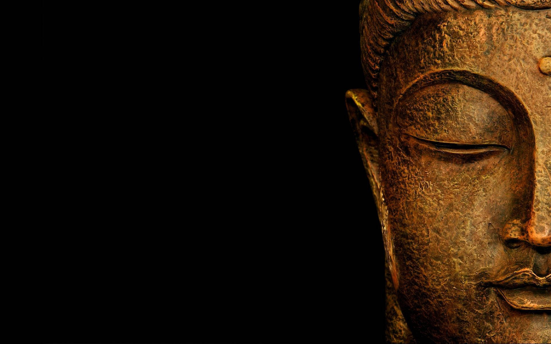 Buddha 3d Half Portrait