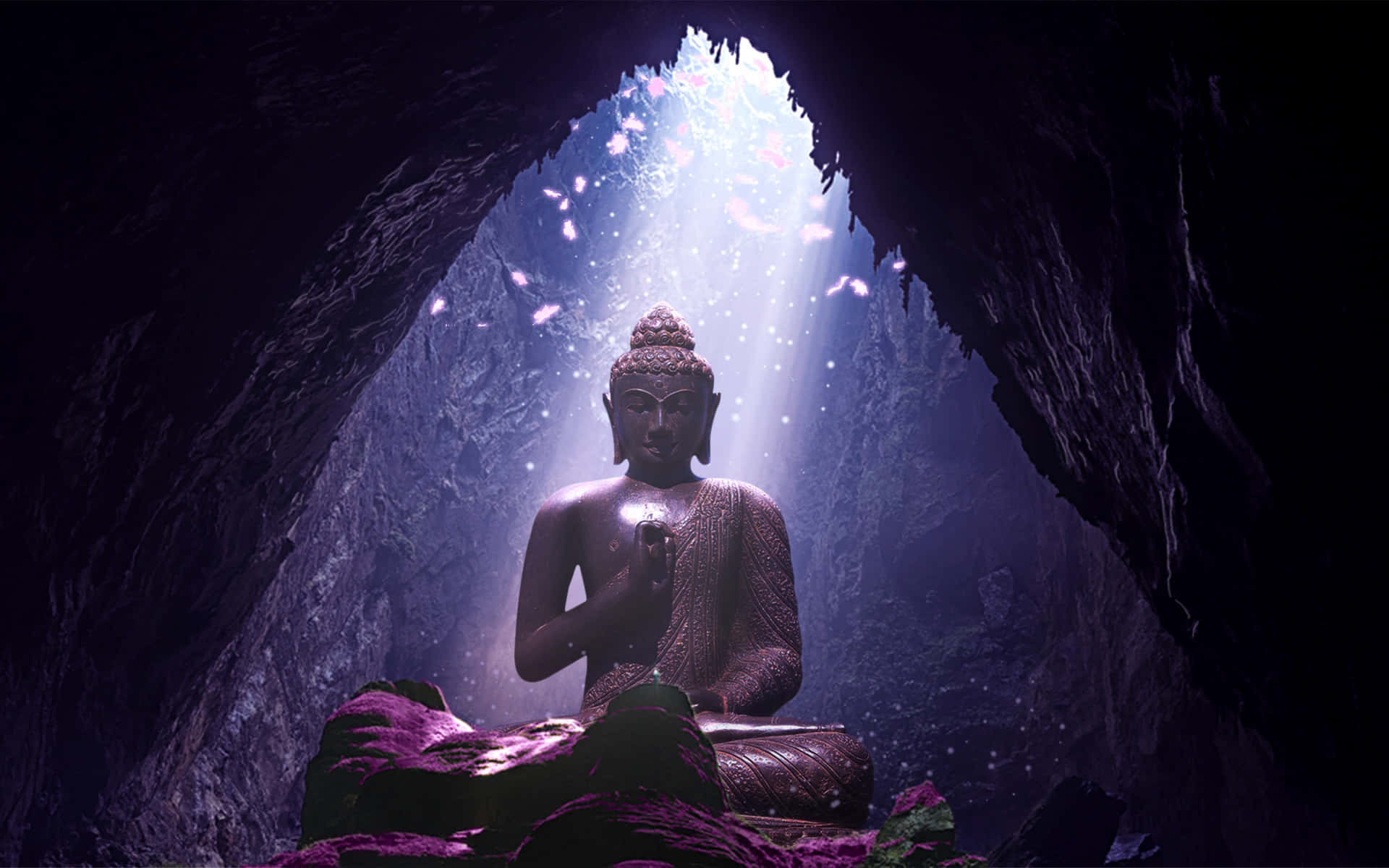 Find peace within yourself by studying the teachings of the Buddha.