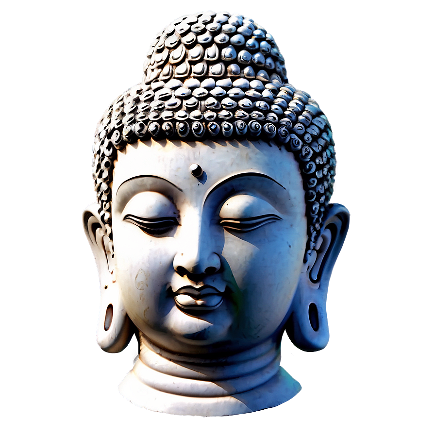 Buddha Head Statue Png Ucs PNG