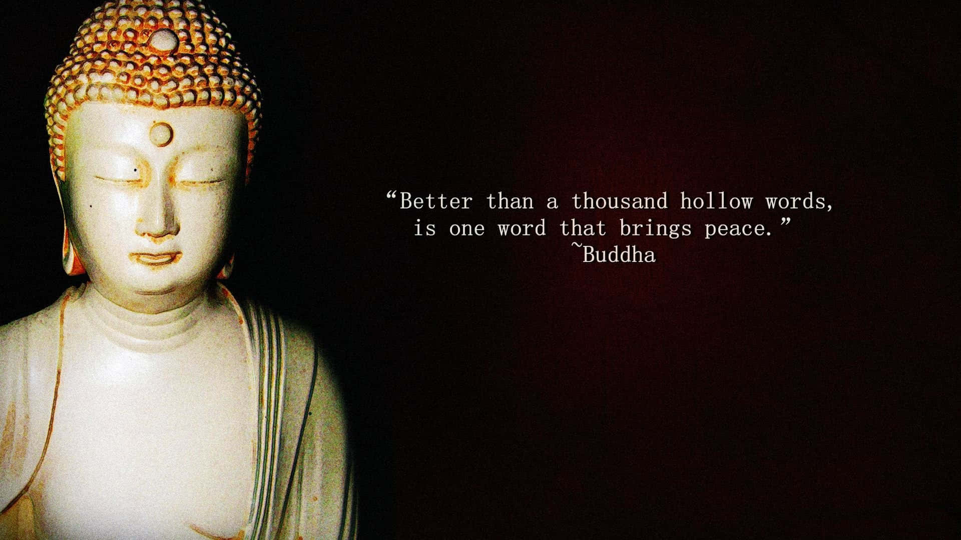 Hittadin Inre Frid Med Hjälp Av Buddhan