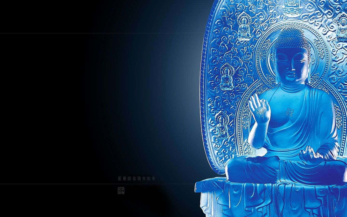 Buddah Meditating Amongst Nature