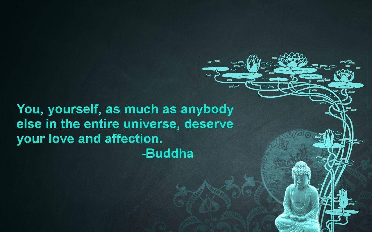 Buddha Quotes Blue Buddha Wallpaper